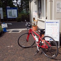 西立川持込みゲート。自転車持込み専用ゲートです