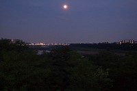 おぼろ月夜。河風が涼しい