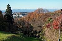 桜ヶ丘公園入口から雲取山方面