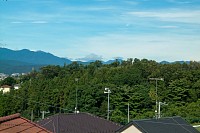 富士山だけが雲の中。見ている方向が違いました。