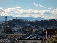 富士山は一応見える