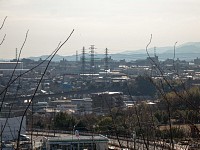 小山内裏公園にて箱根方面