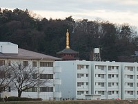 高幡不動尊の塔を発見