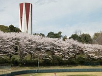 ニュータウンの象徴の給水塔