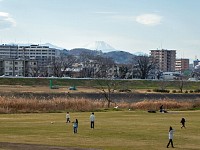 今日は富士山もよく見えた