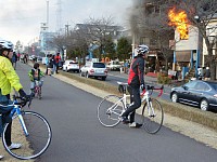 野次馬多数