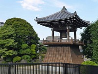 森野交番横の妙延寺の妙に整った境内