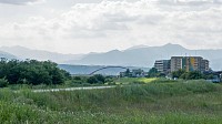 夏の午後の割には遠望が効いた。大岳山と奥に御前山