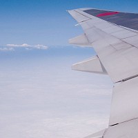 常総市上空（たぶん）7000m付近から富士山