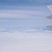 苫小牧沖上空（たぶん）4000m付近から羊蹄山